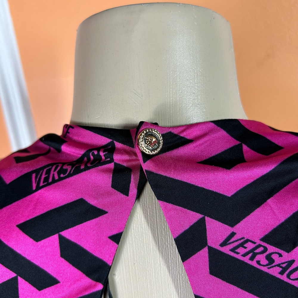 VERSACE
Monogram Ruched Mini Dress - Picture 7 of 9